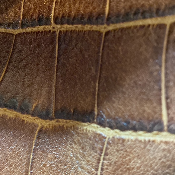 Dooney & Bourke vintage brown leather reptile print - Picture 10 of 16